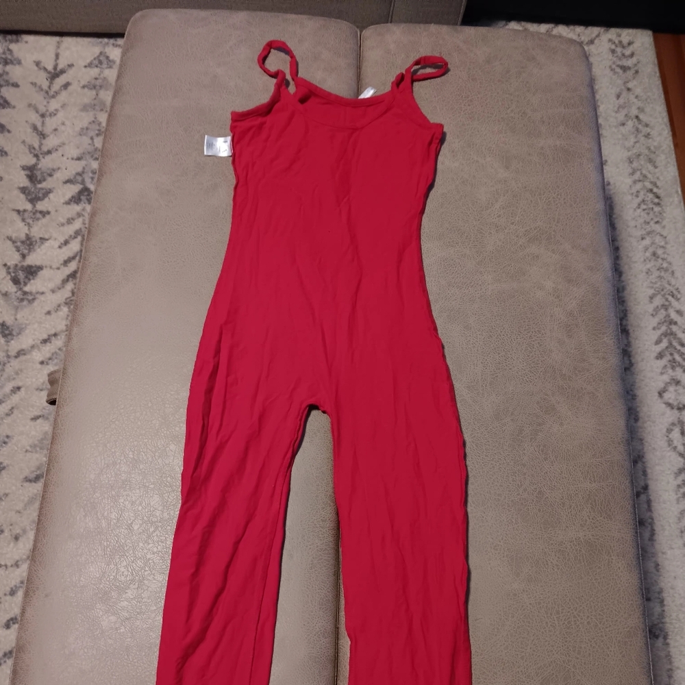 Icon apparels size s body suit red